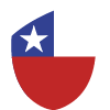 Écusson drapeau du Chili