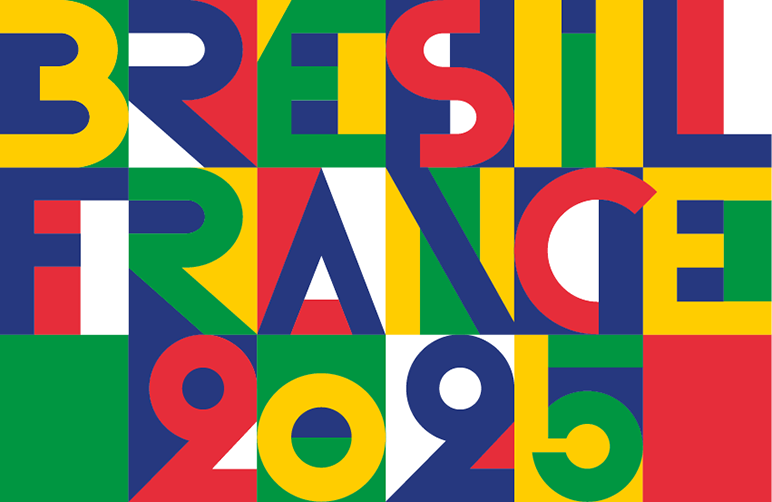 Logo de la Saison Brésil-France 2025 (Institut Français)