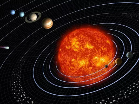 Sciences : Le système solaire à l'échelle