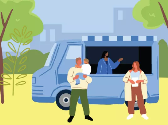 Le social truck à Guilhermy