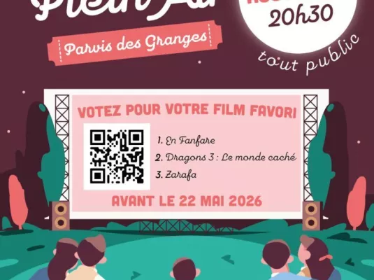Ciné plein air : Votez !
