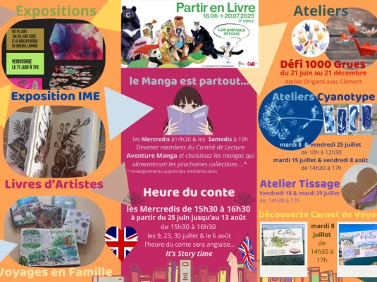 11ème édition Partir en livre - Du 18 juin au 20 juillet