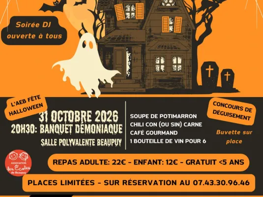 Halloween Party 2026 - Samedi 31 octobre