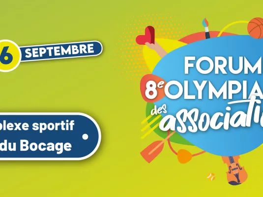 Forum et 8e édition des olympiades des associations - Samedi 6 septembre