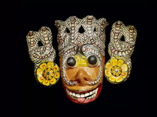 Des masques et vous © ©Masque d’exorcisme, «Naga-rassaya Tovil», Paris, c. musée du quai Branly - Jacques Chirac, © Dist. RMN-Grand Palais / Claude Germain.