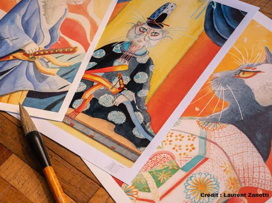 Atelier “dessine ton Yōkai” :  animé par Laurent Zanotti