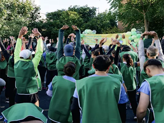 Courir pour le don d'organes © Crédit photo : Association Le Flambeau de la Vie