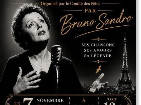 Recital Piaf par Bruno Sandro