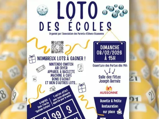 Loto des Écoles à Aussonne © APE - Association des Parents d'Elèves des écoles d'Aussonne