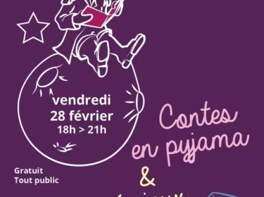 Nocturne contes et jeux en pyjama - Vendredi 28 février