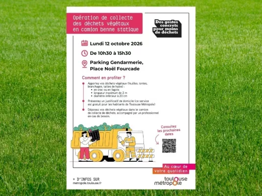 Camion benne à Launaguet