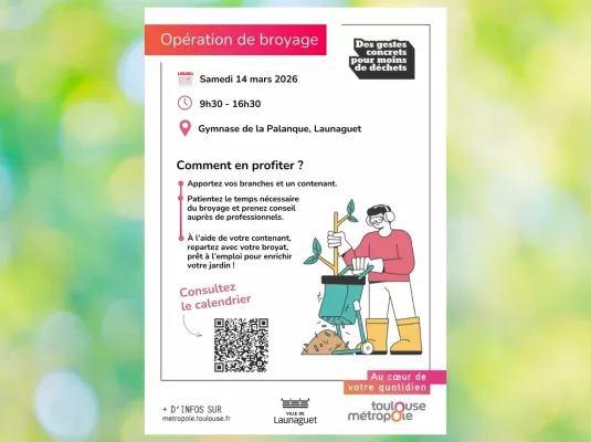 Opération de broyage