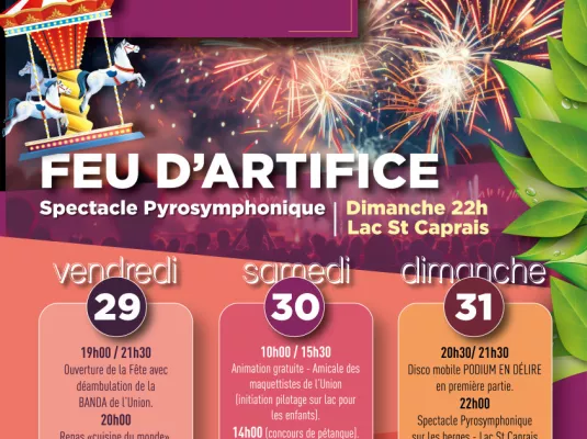 Grande Fête de L’Union - Du 29 au 31 août