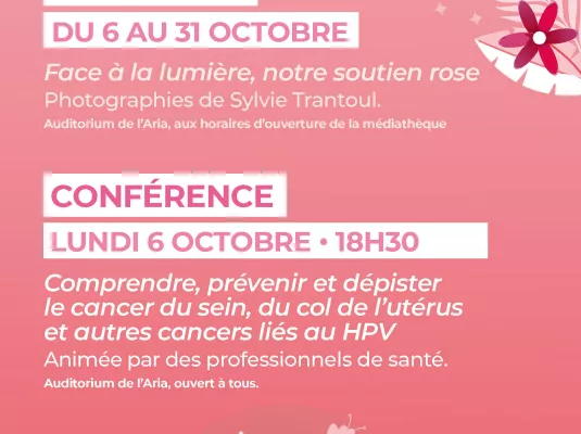 Octobre Rose 🎀: la commune se mobilise © Feepick