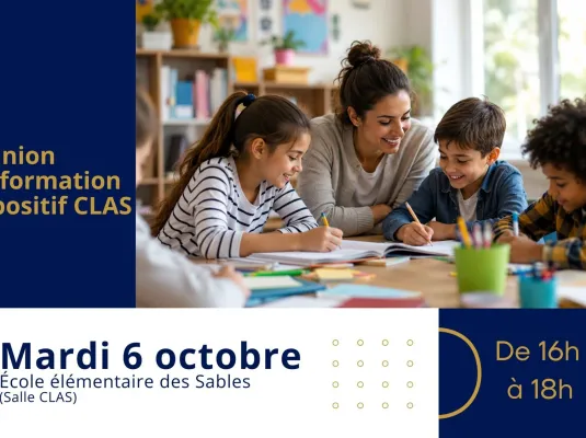 Réunion d’information : Dispositif CLAS