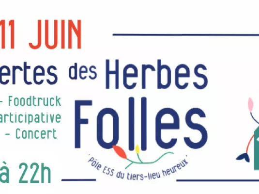 Etape 6 de la Tournée des lieux totems de l'ESS : Portes Ouvertes des Herbes Folles © Les herbes folles