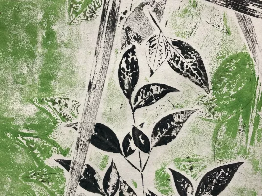 Monotypes : jardins d’impressions