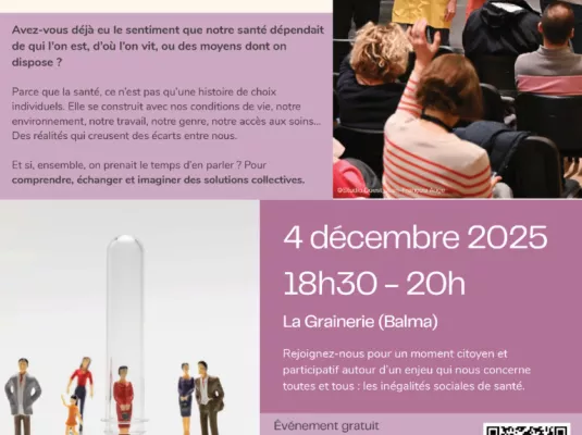 Théâtre-Forum "La santé, une affaire d'inégalités ?" - Jeudi 4 décembre