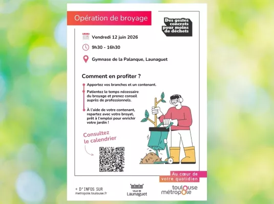 Opération de broyage