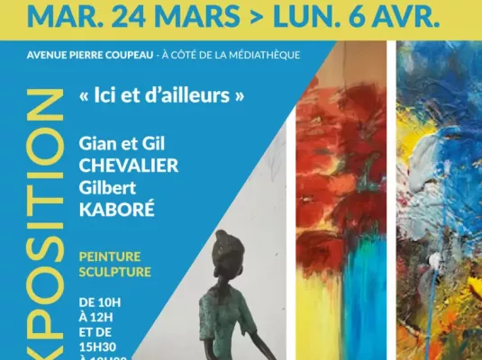 Exposition de peintures et de sculptures - Du 24 mars au 06 avril