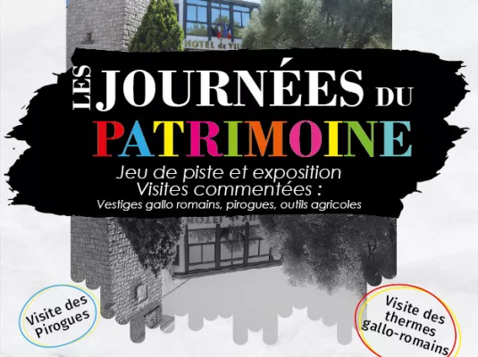Journées du Patrimoine - Les 20 et 21 septembre