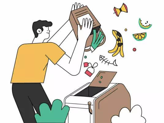 Stand d'info : déchets alimentaires