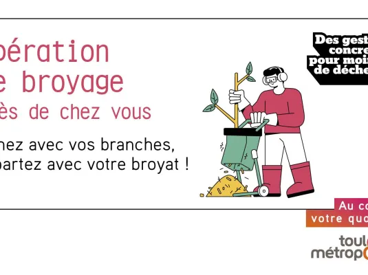 Opération gratuite de broyage de déchets végétaux - Samedi 5 septembre