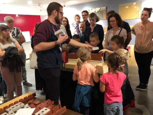 Sur les traces du rempart romain de Tolosa © Lydia Mouysset/Musée Saint-Raymond (Licence ouverte-Etalab).