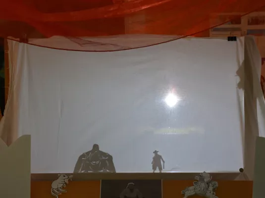 Installation : Entre bois et lumières. Ombres nomades © ©Lycée des Métiers des Arts du Bois et de l'Ameublement. Revel