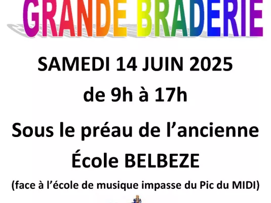 Braderie - Samedi 14 juin