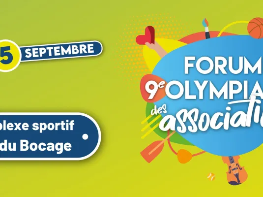 Forum et 9e édition des olympiades des associations - Samedi 5 septembre