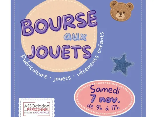 Bourse aux jouets - Association du Personnel de la Ville d'Aucamville