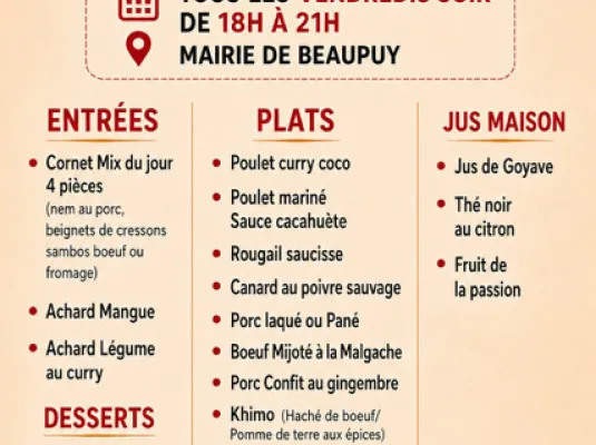 Nouveau Food Truck – Tous les vendredis