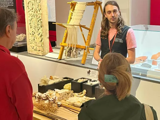 Visite flash : Le tissage chez les Romains