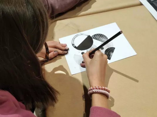 Atelier Tampons et Abstraction