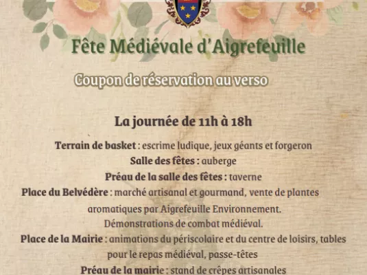 Fête médiévale d’Aigrefeuille - Dimanche 21 juin