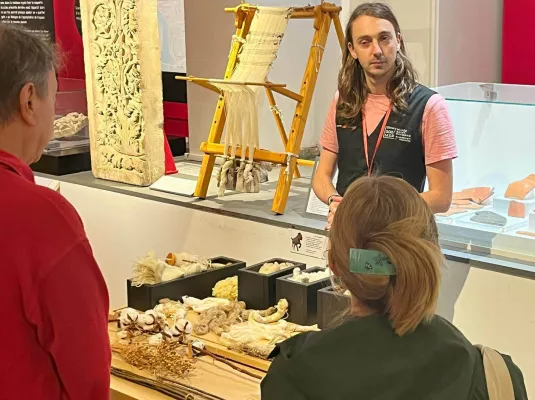 Visite flash : Le tissage chez les Romains