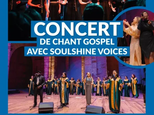 Concert de Gospel avec Soulshine Voices - Samedi 3 octobre