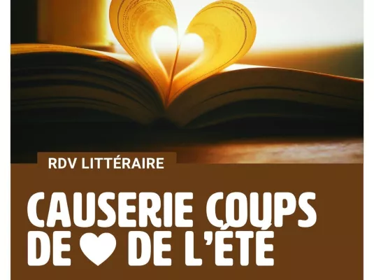 Causerie coups de cœur de l’été - Mardi 2 juin