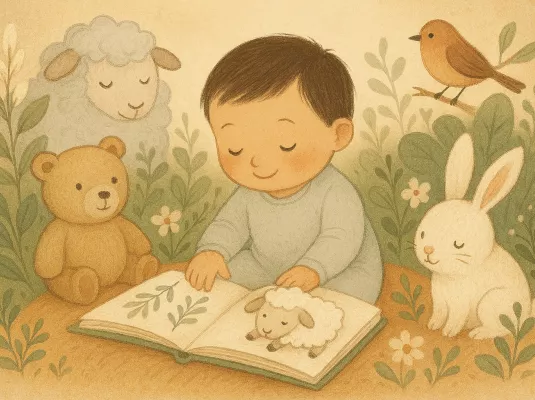 Tout doux pour les bébés explorateurs © Muséum de Toulouse - visuel généré par IA (Copilot)