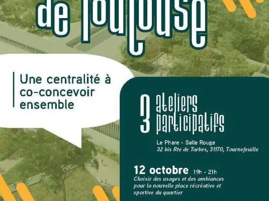 Ateliers participatifs - 12 octobre, 2 et 16 novembre