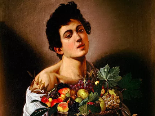 Visite-atelier : Et si l'art pouvait être goûté ? © Boy_with_a_Basket_of_Fruit-Caravaggio_(1593)