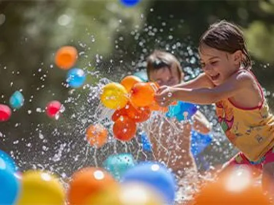 JEUX D'EAU EN AOÛT