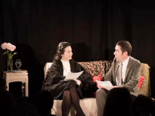 Duras-Mitterrand, “Entretiens” par La Cie de la Dame © © Corinne Mariotto