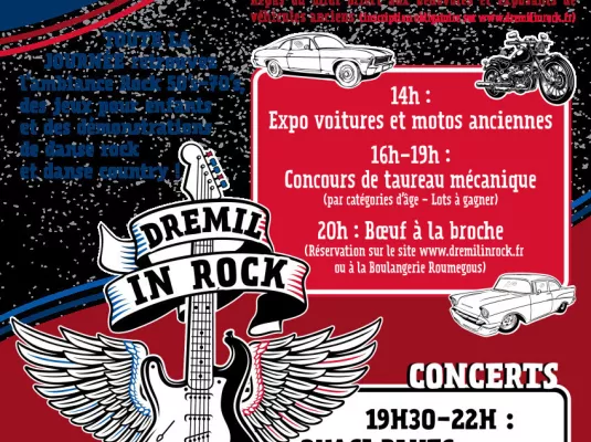 Concert : "Drémil In Rock" - Dimanche 13 juillet
