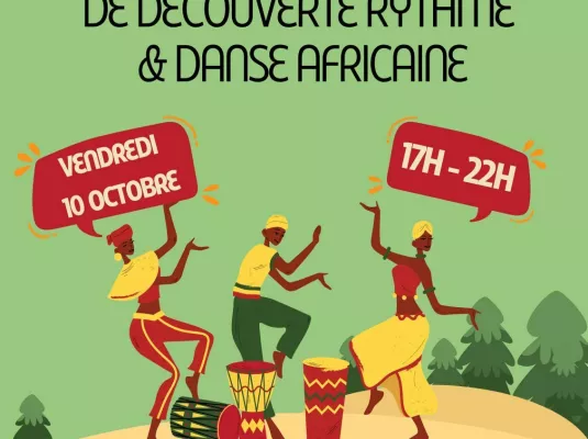 Atelier de découverte rythme et danse africaine