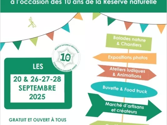 La Fête des ConfluenceS : La Réserve naturelle célèbre ses 10 ans !