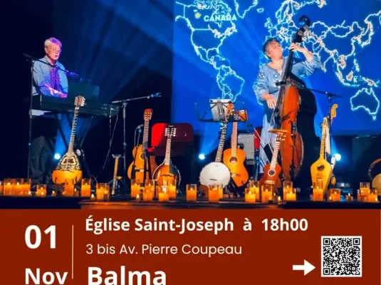 Concert aux chandelles de Mondo Duo - Dimanche 1 novembre
