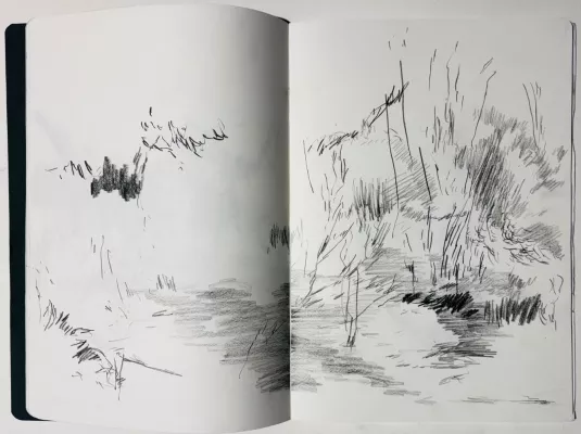 Stage de dessin autour de l’œuvre de Stéphanie Mansy © Mairie de Toulouse - Musée des Augustins