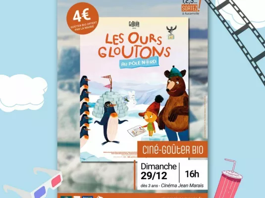 CULTURE - Ciné-goûter bio / « Les Ours Gloutons au Pôle Nord »